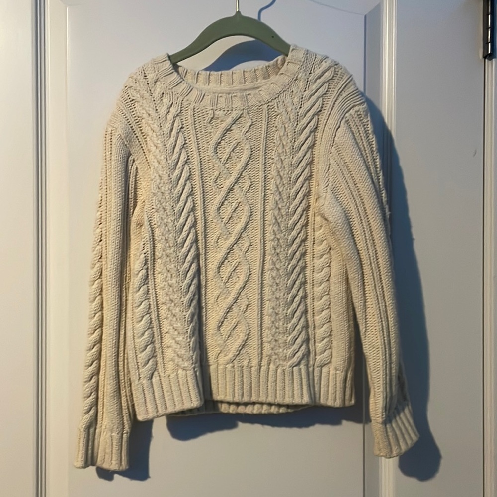 Boys sweater in oatmeal color